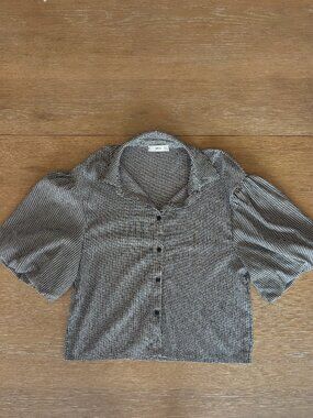 Mango 3/4 Balloon Sleeve Blouse